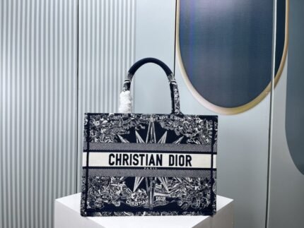 Dior book tote Pattern embroidery m1296 size: 36*27.5*16.5cm